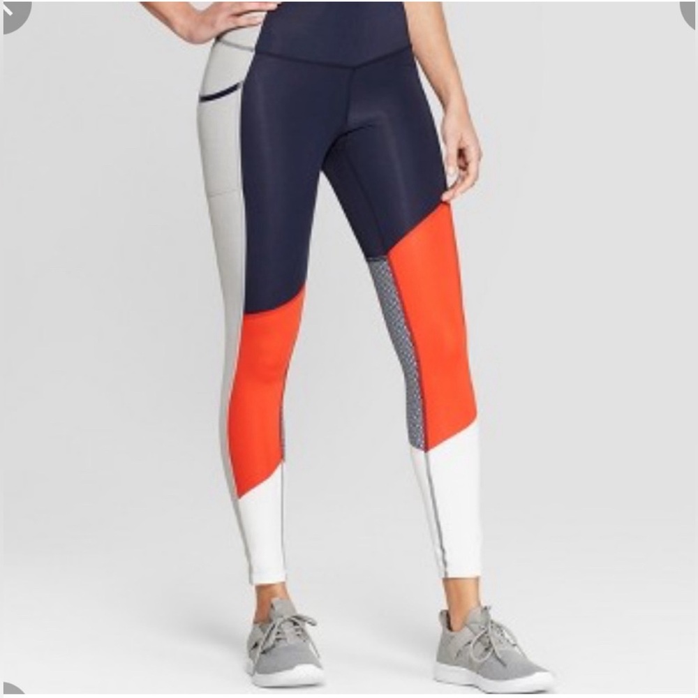 Women's Training High-Waisted Leggings - C9 Champion® Navy L